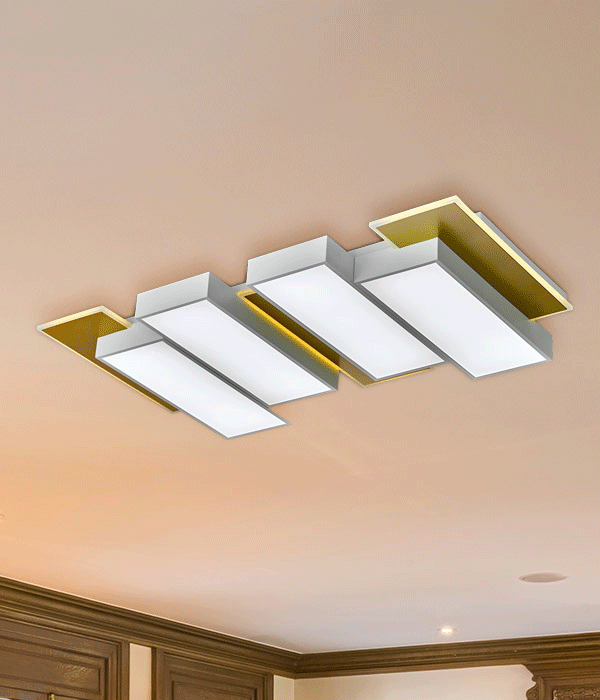 모네7등130W 국산LED거실등 거실전등 (골드)