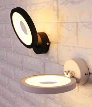 무드 써클 5W 간접 인테리어 벽등 (블랙)