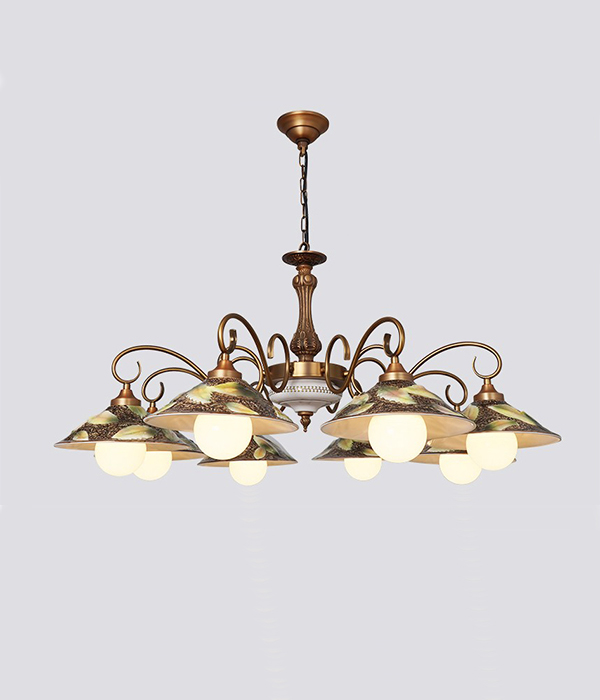 W 까베 8등 도자기 직부등 펜던트전등 식탁등, 거실등