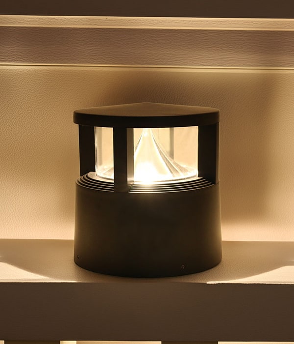 에띠 원형 문주등 정원등 볼라드 LED 12W